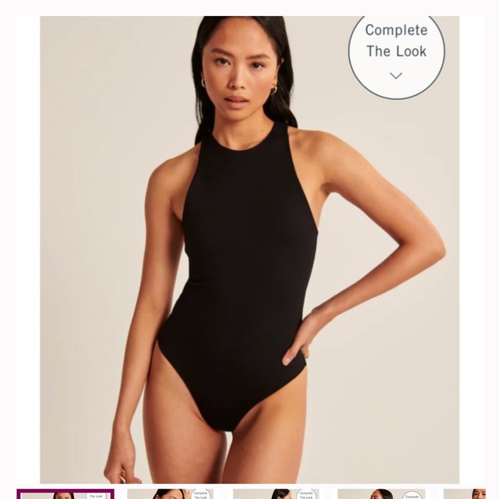 Abercrombie double layered seamless bodysuit